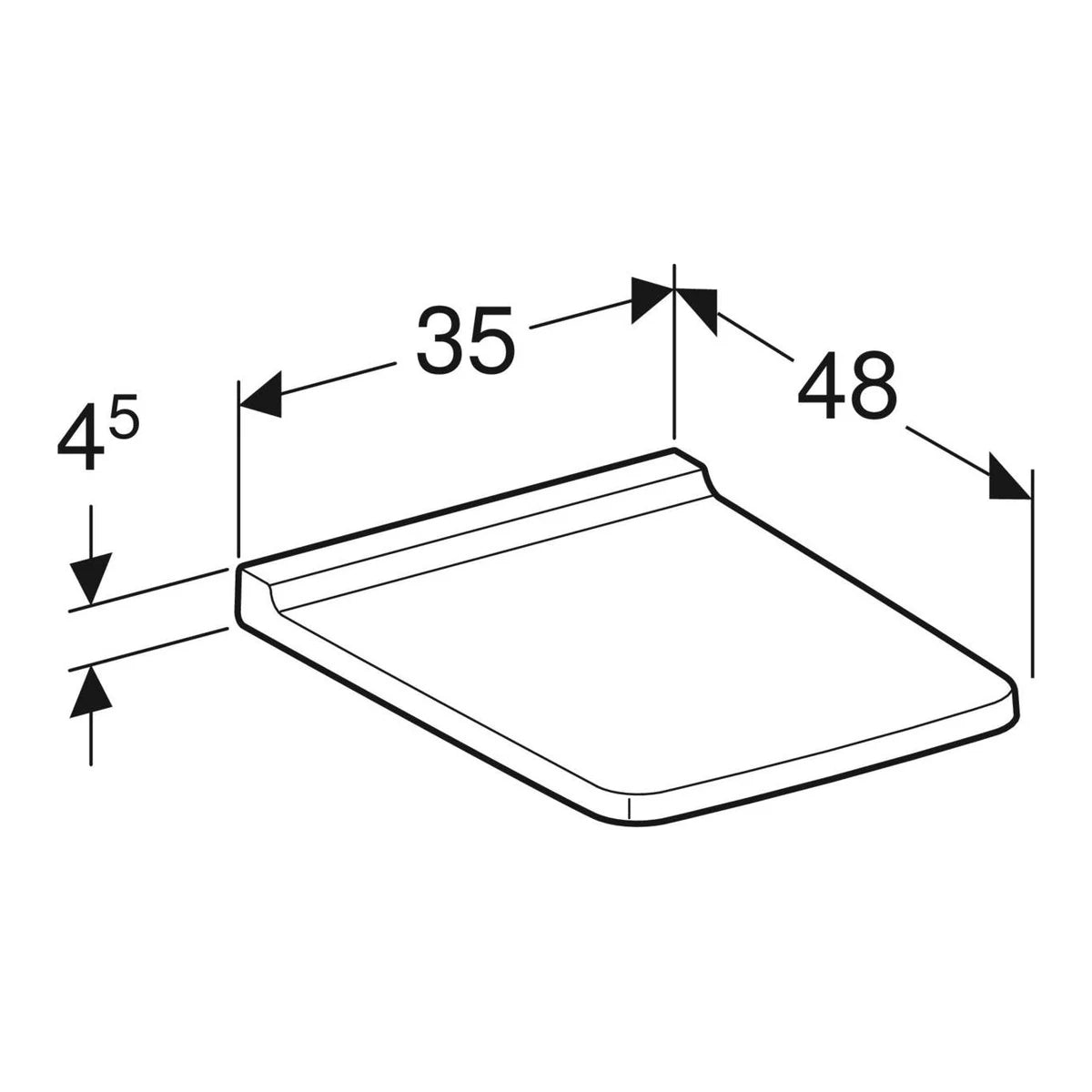 Geberit Xeno² WC-Sitz & Deckel mit Absenkautomatik