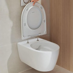 Geberit iCon Wand-WC Tiefspüler spülrandlos mit Deckel