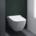 Geberit Smyle Square Wand-WC Tiefspüler rimfree mit Deckel