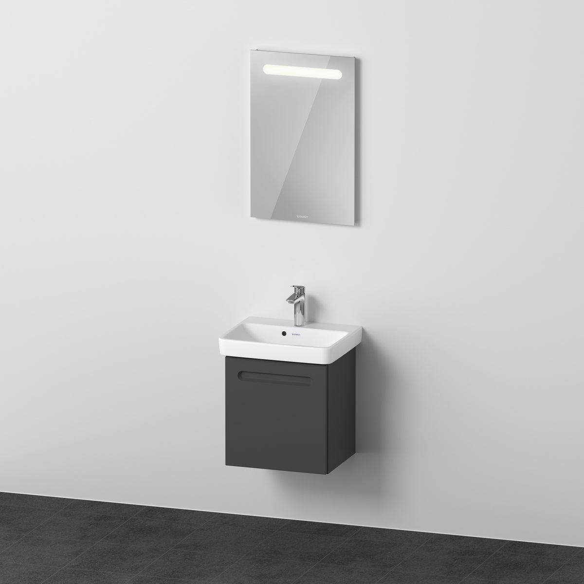 Duravit false.1 Waschtisch und Unterbau mit Spiegel