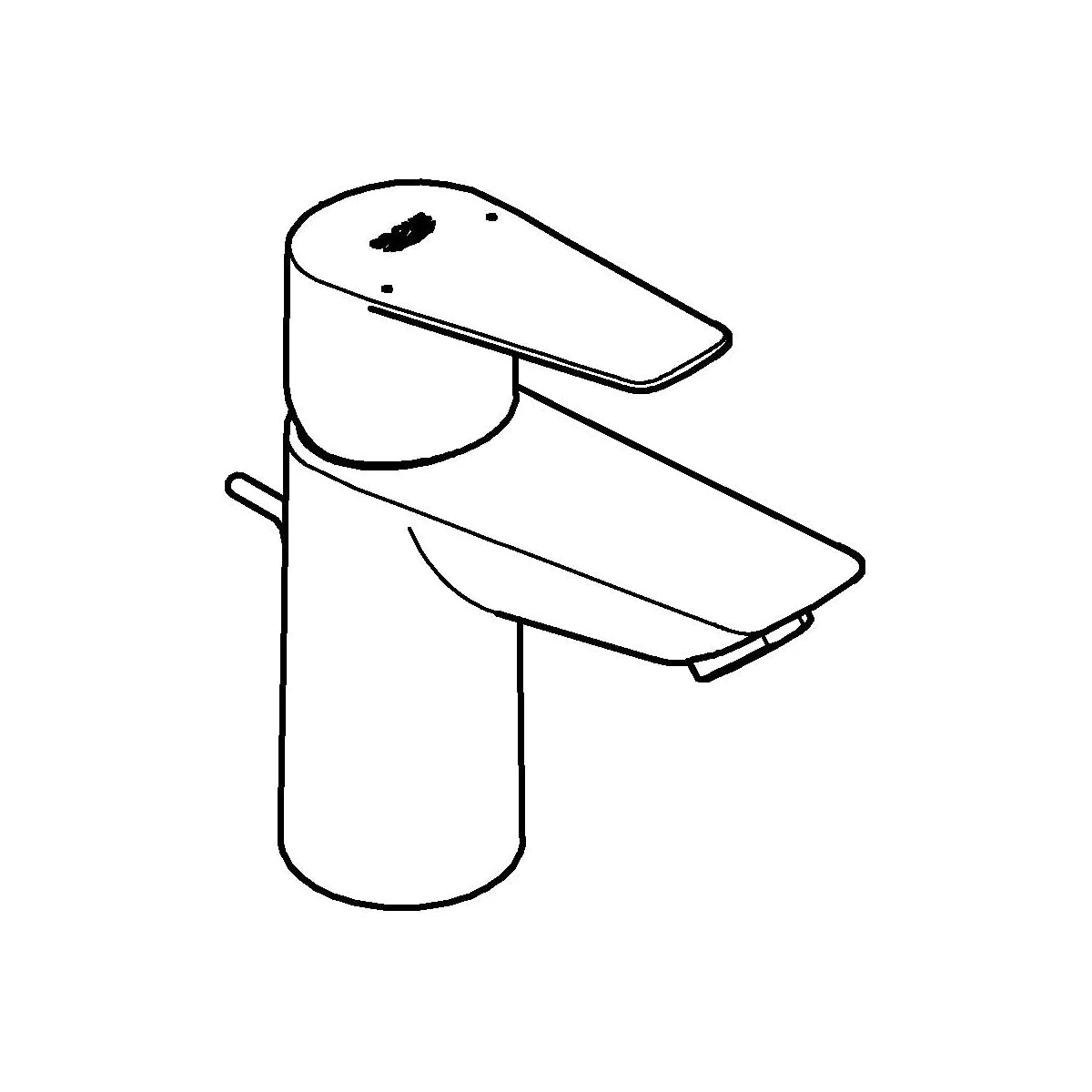 Grohe BauEdge S-Size Einhebel Waschtischarmatur