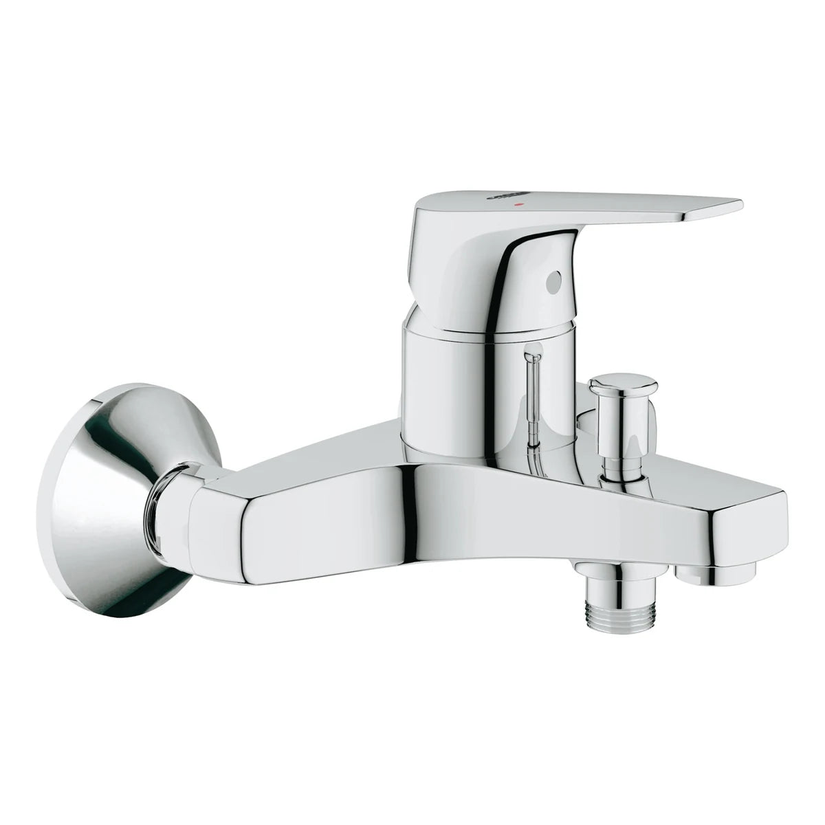 Grohe BauFlow Wannenarmatur mit Wanneneinlauf