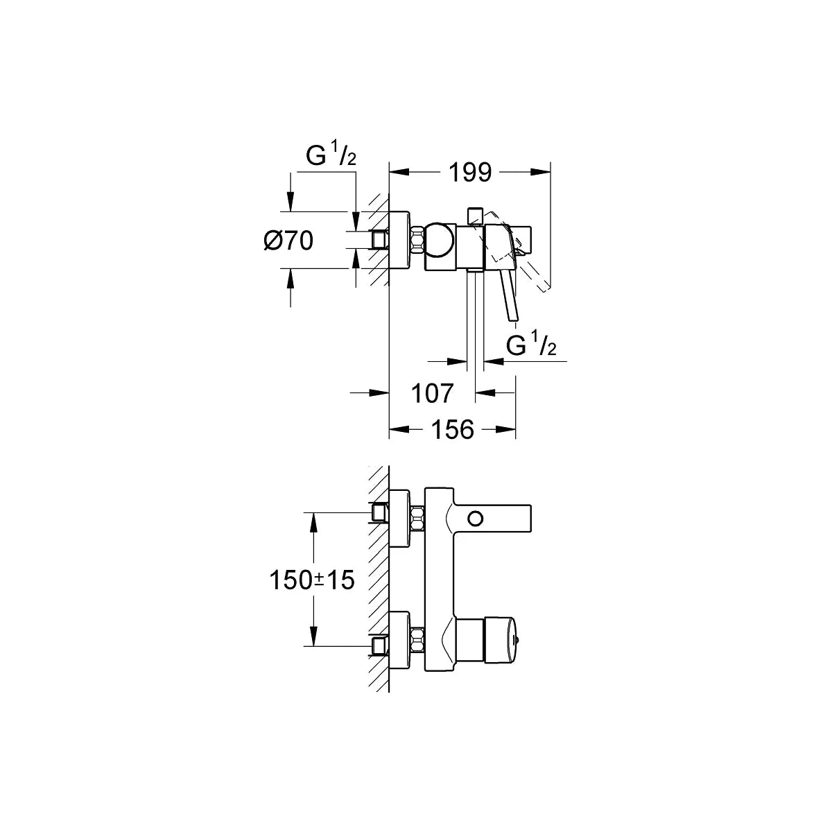 Grohe Concetto Badewannenaramatur