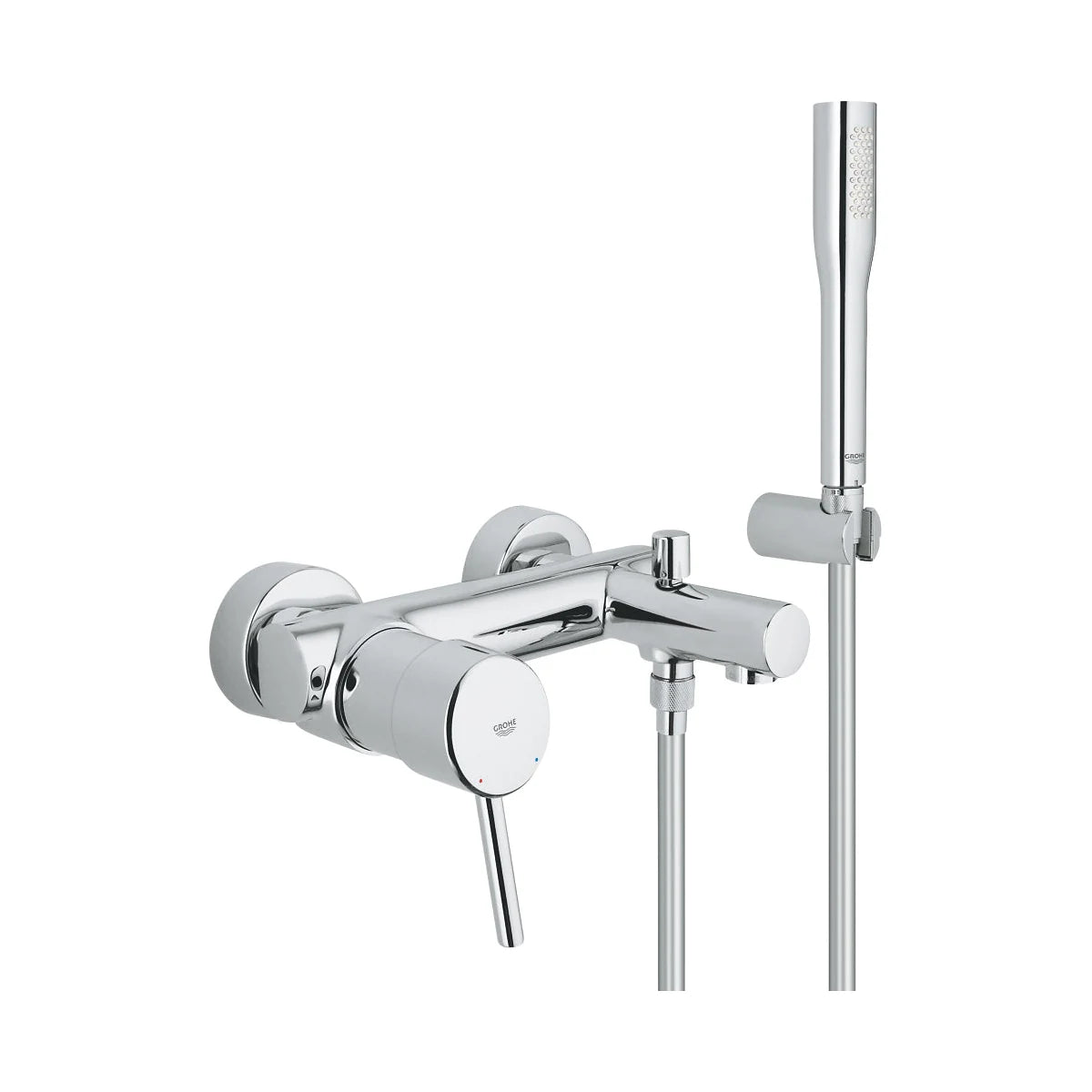 Grohe Concetto Einhebelmischer mit Handbrause für die Wanne