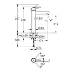 Grohe Concetto XL-Size Einhebel Waschtischarmatur