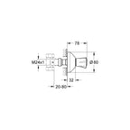 Grohe Costa L UP-Ventil Oberbau
