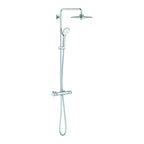 GROHE Duschsystem Euphoria System 260 27296_3, Thermostatbatterie mit Aquadimmer, 450mm Duscharm, Kopfbr. Euphoria 260 (26455), max. DF (bei 3 bar): 16 l/min, Handbr. Euphoria 110 Massage (27221), max. DF (bei 3 bar): 9,5 l/min, CoolTouch, chrom