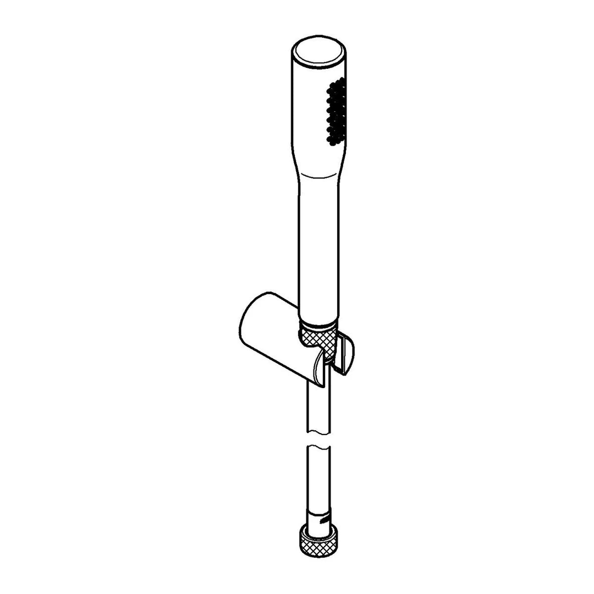 Grohe Euphoria C Stick 1jet Handbrause mit Wandhalter