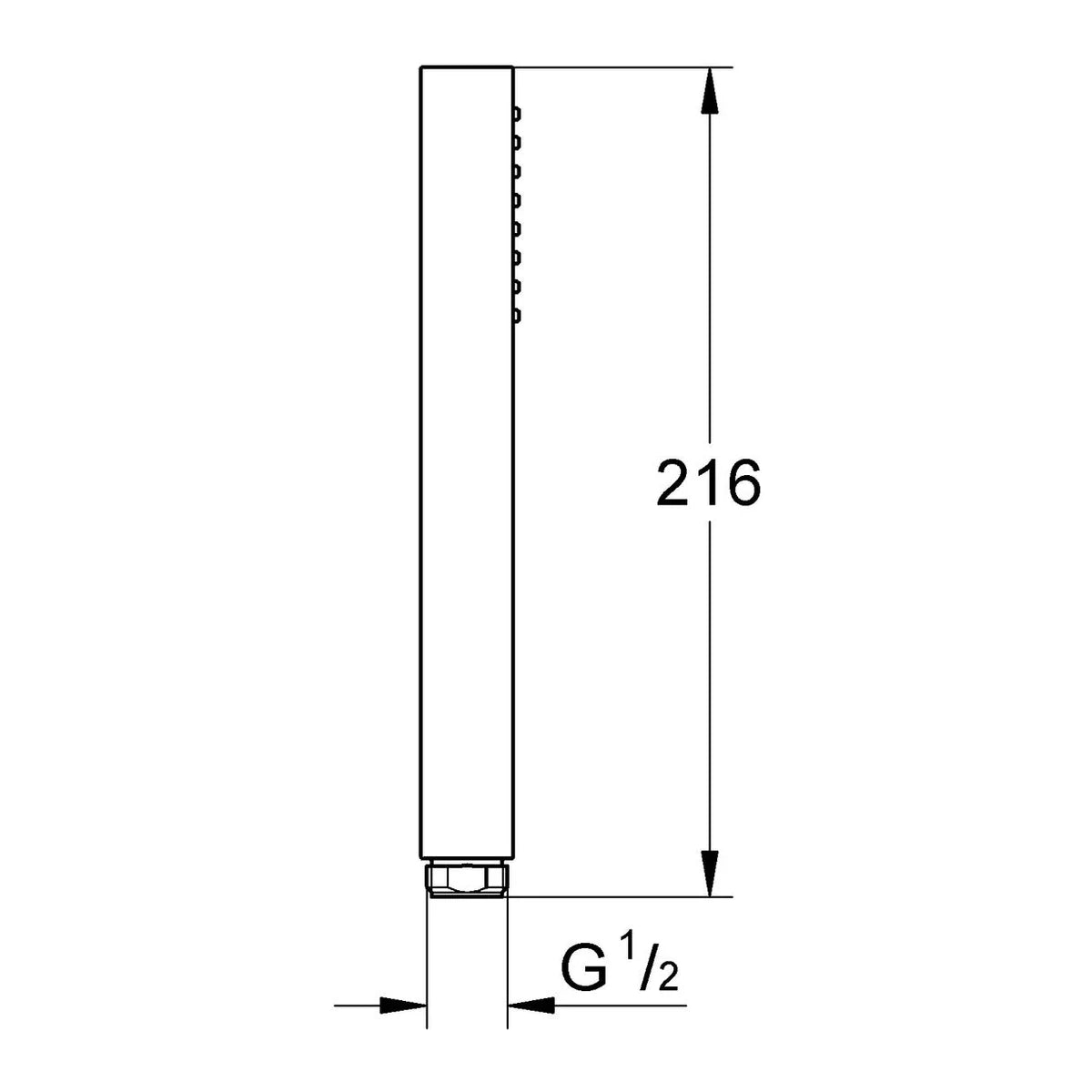 Grohe Euphoria Cube Stick 1jet Handbrause