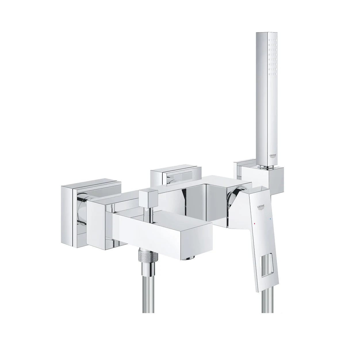 Grohe Eurocube Einhebelmischer mit Handbrause für die Wanne