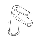 Grohe Eurodisc Cosmopolitan S-Size Waschtischarmatur