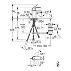 Grohe Eurosmart C. S-Size Niederdruck Einhebel Waschtischarmatur