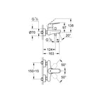 Grohe Eurosmart Cosmop. Badewannenarmatur