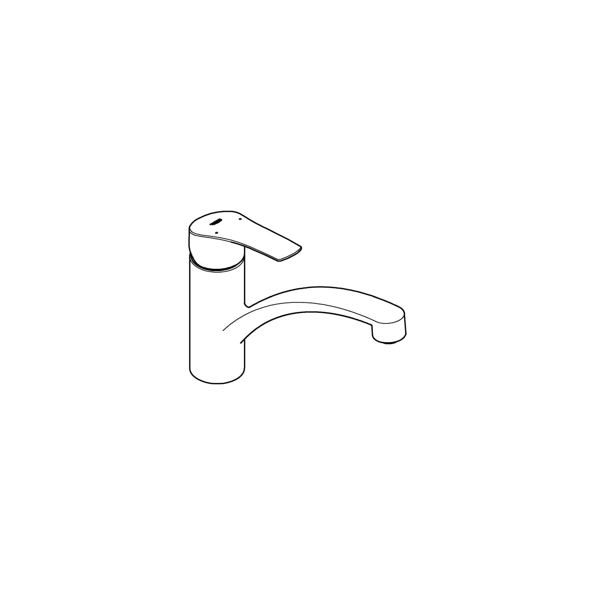 Grohe Eurosmart Küchenarmatur schwenkbar