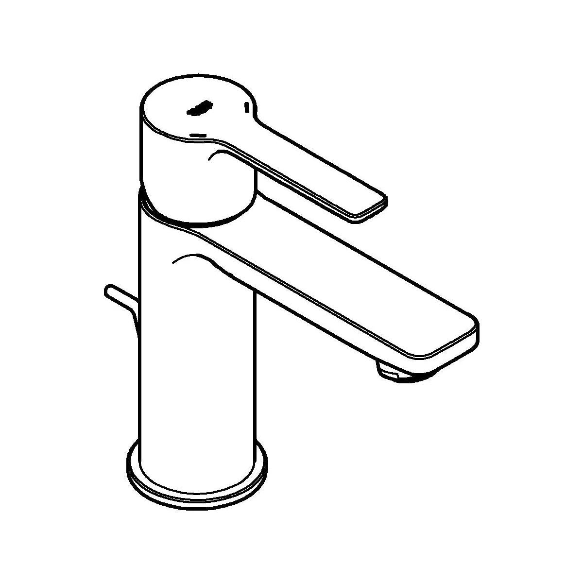 Grohe Lineare XS-Size Einhebel Waschtischarmatur