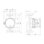 Grundfos Heizungspumpe ALPHA 1 GO 32-80 Baulänge 180mm