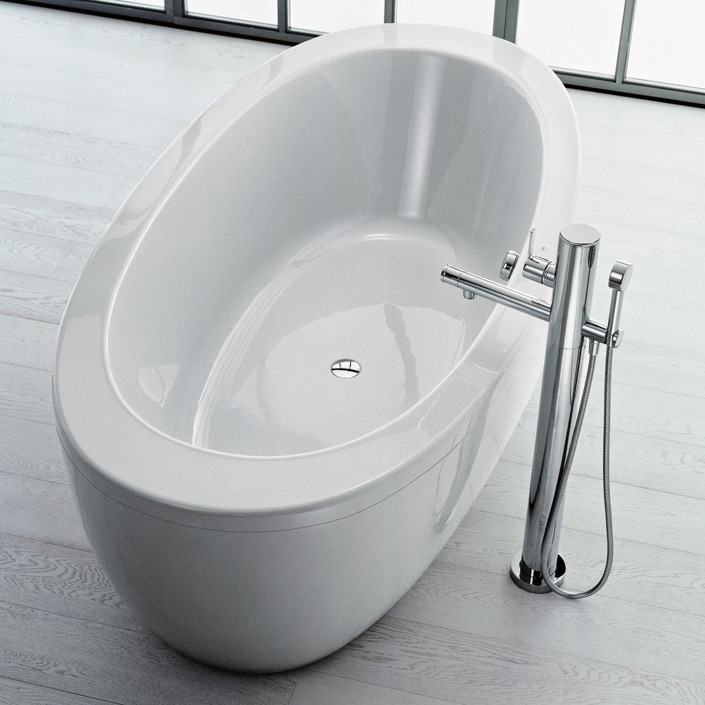 Laufen Alessi One freistehnde Oval Badewanne aus Acryl
