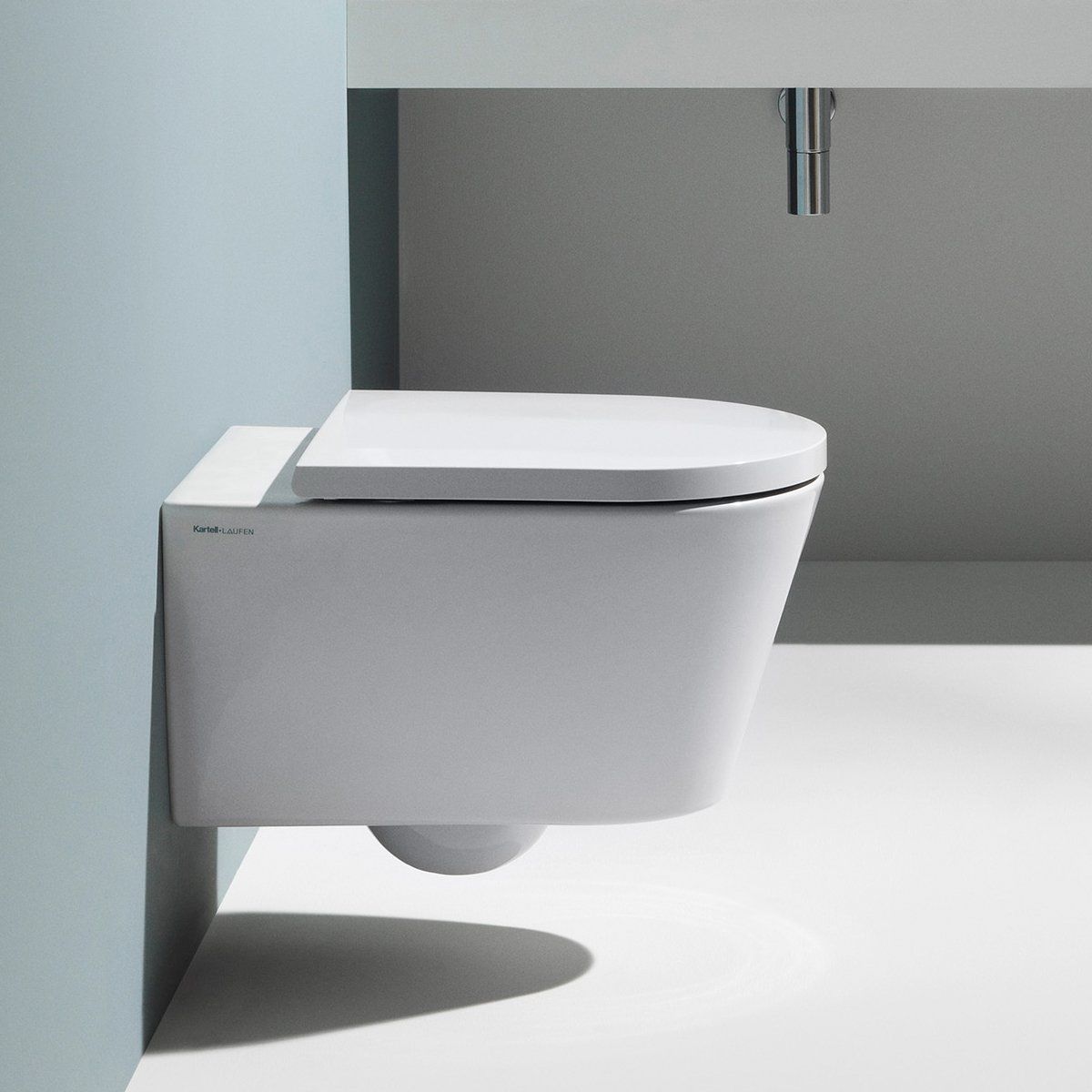 Laufen Kartell Wand-WC Tiefspüler rimless mit Silent Flush inkl. Deckel