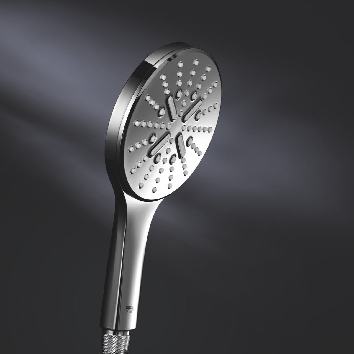 GROHE Duschsystem Rainshower SmartActive 310 26647, mit Thermostatbatterie, Wandmontage, Kopfbrause, Handbrause 26544000, chrom