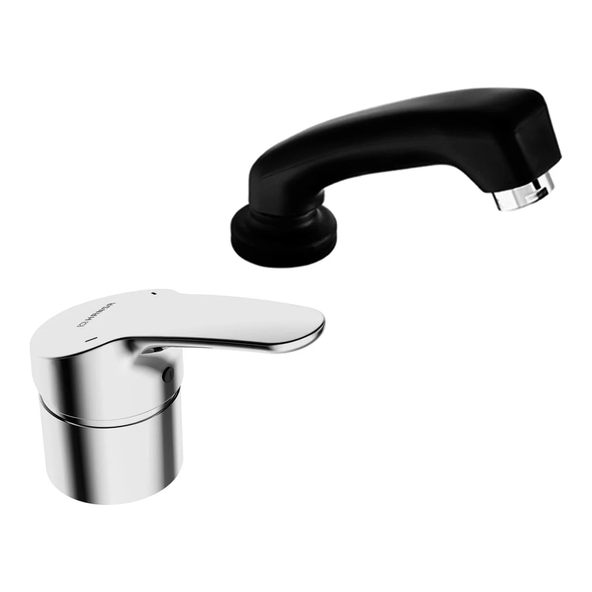 Hansa Mix Einhand Friseurbatterie mit seitlicher Handbrause