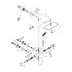 Hansgrohe Croma E 280 1jet Duschsystem