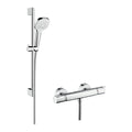 Hansgrohe Croma E Vario 3jet Thermostat mit Brausegarnitur