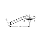 Hansgrohe Croma Select S 1jet Handbrause
