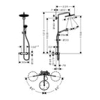 Hansgrohe Croma Select S Showerpipe 280 Duschsystem