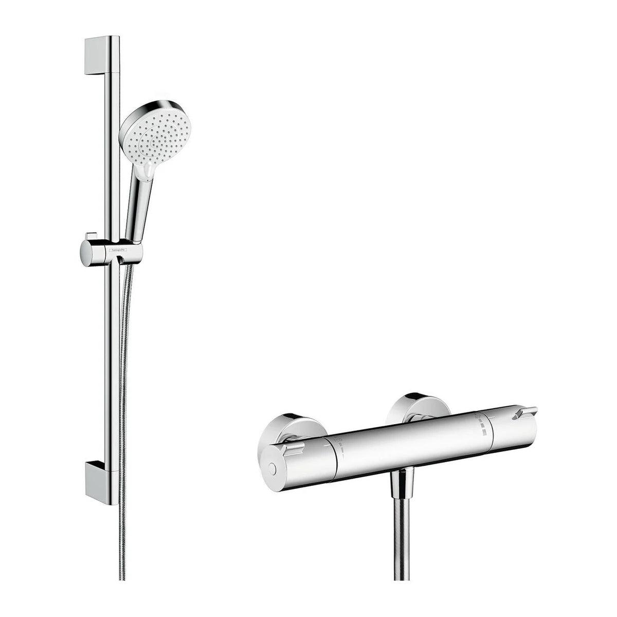Hansgrohe Crometta Vario 2jet Thermostat mit Brausegarnitur
