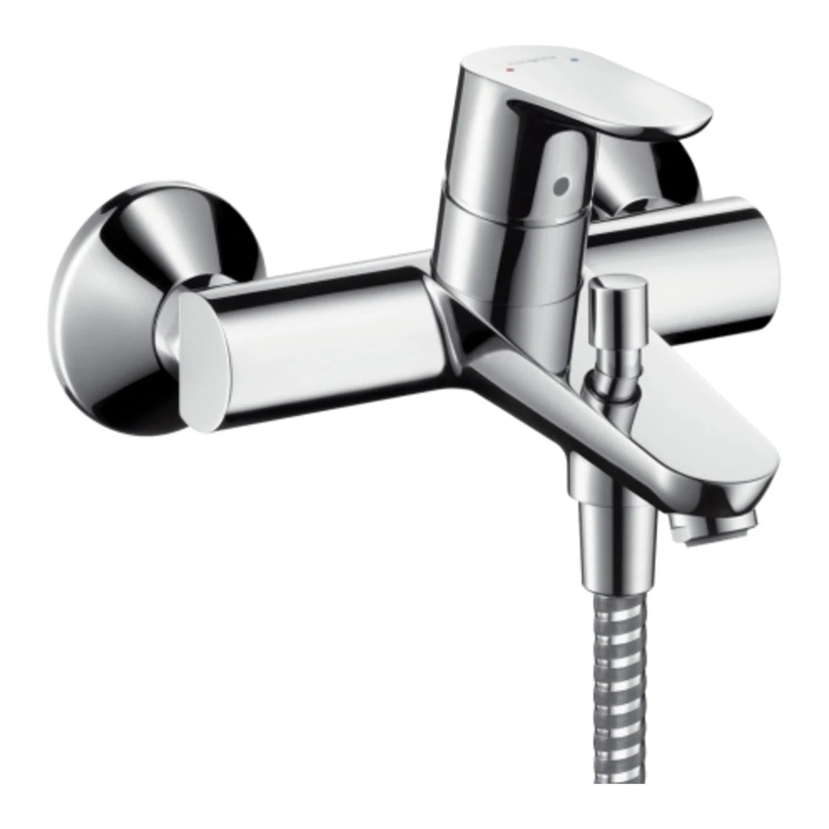 Hansgrohe Focus Badewannenarmatur mit Wanneneinlauf