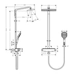 Hansgrohe Raindance E 1jet Duschsystem