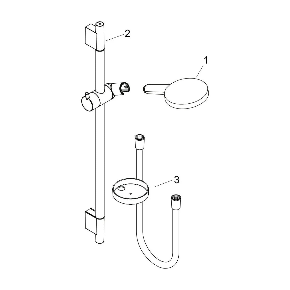Hansgrohe Raindance S S120 3jet Brausegarnitur