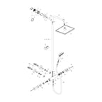 Hansgrohe Showerpipe Crometta E 240 1jet Duschsystem