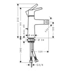 Hansgrohe Talis S Bidetarmatur