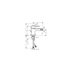 Hansgrohe Vernis Blend Bidetarmatur