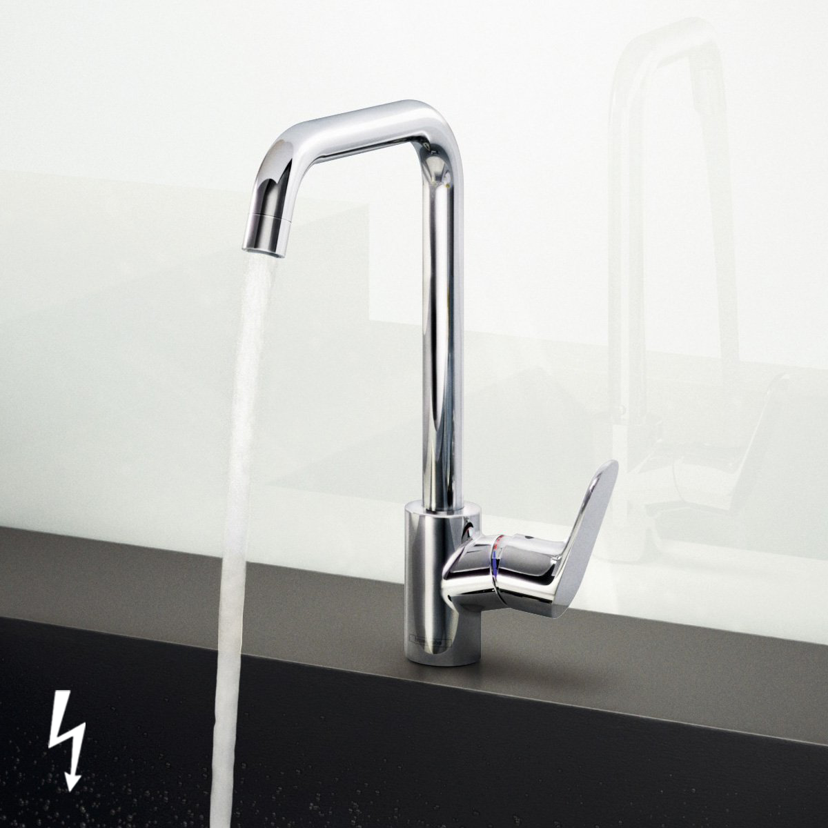 Hansgrohe Focus M41 Küchenarmatur Niederdruck schwenkbar