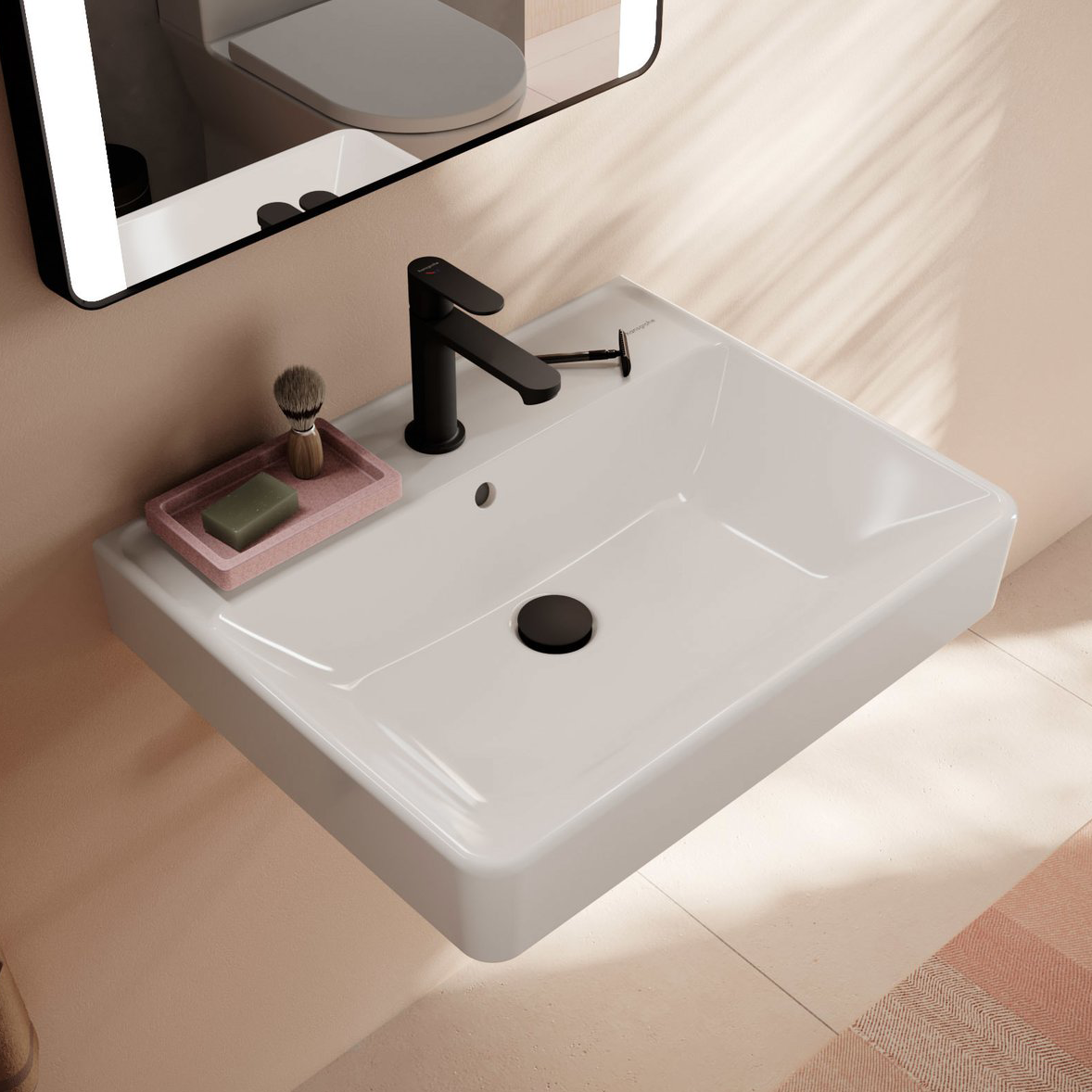 Hansgrohe Xanuia Q Waschtisch wandhängend
