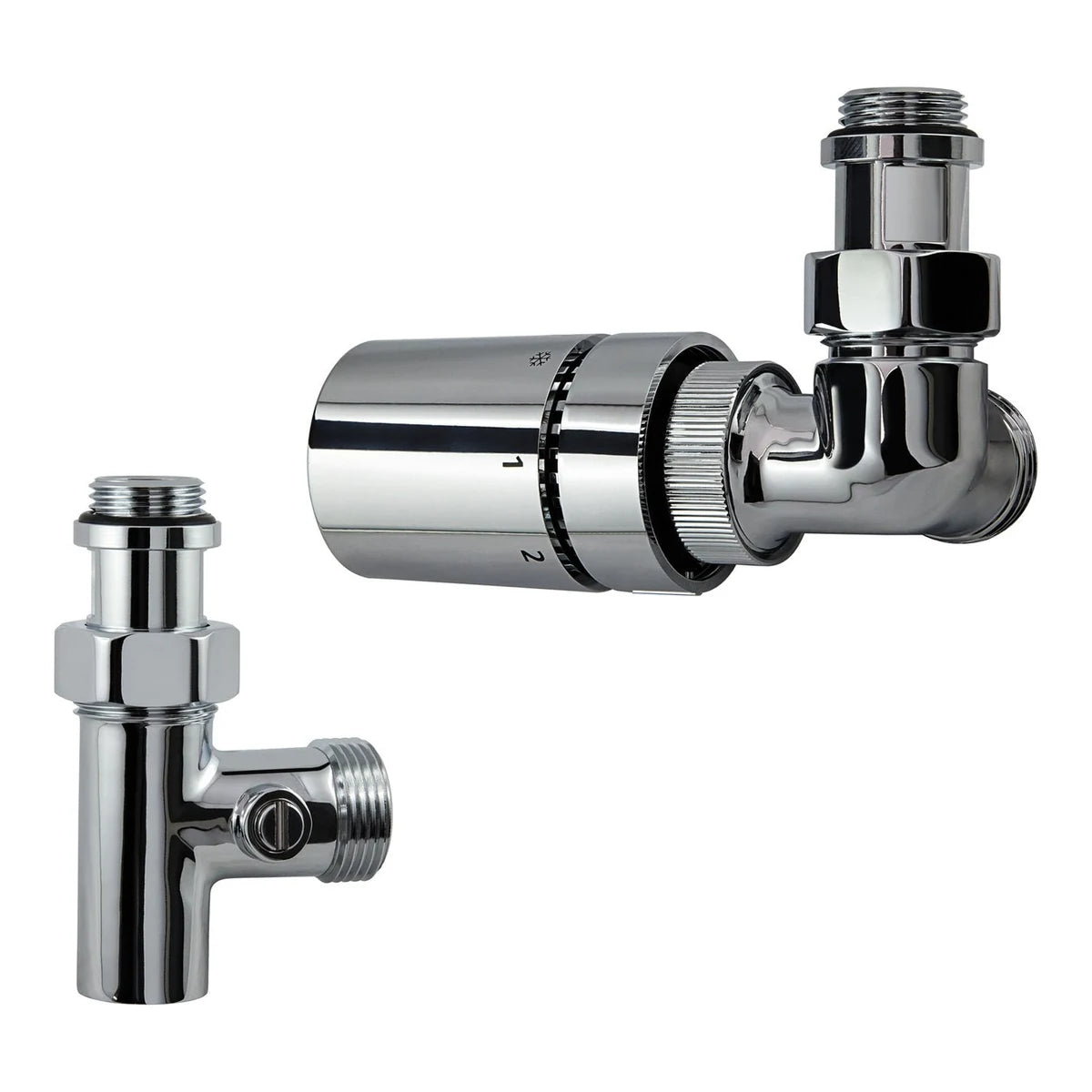 HSK Universal Ventilset mit Thermostat für Heizstab