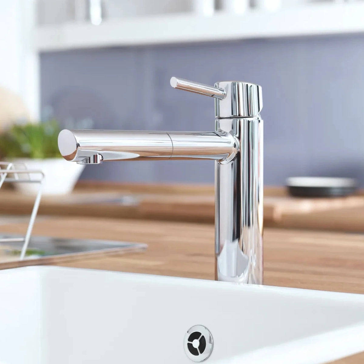 Grohe Concetto Küchenarmatur Niederdruck ausziehbarer Mousseur
