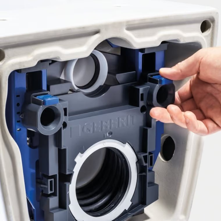 Geberit One Wand-WC TurboFlush Tiefspüler spülrandlos mit Deckel
