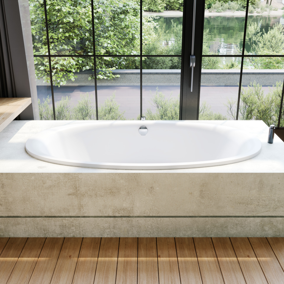 Kaldewei ELLIPSO DUO Oval-Badewanne aus Stahl