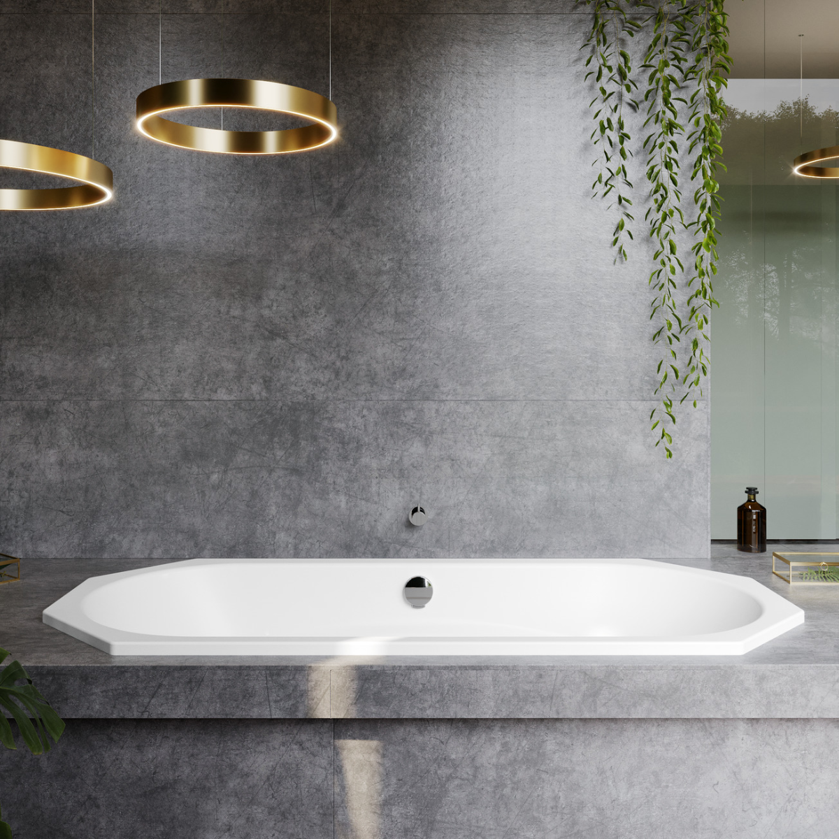 Kaldewei VAIO DUO Achteck-Badewanne aus Stahl
