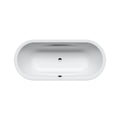 Kaldewei VAIO DUO Oval-Badewanne aus Stahl mit Armlehnen