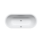 Kaldewei VAIO DUO Oval-Badewanne aus Stahl mit Armlehnen