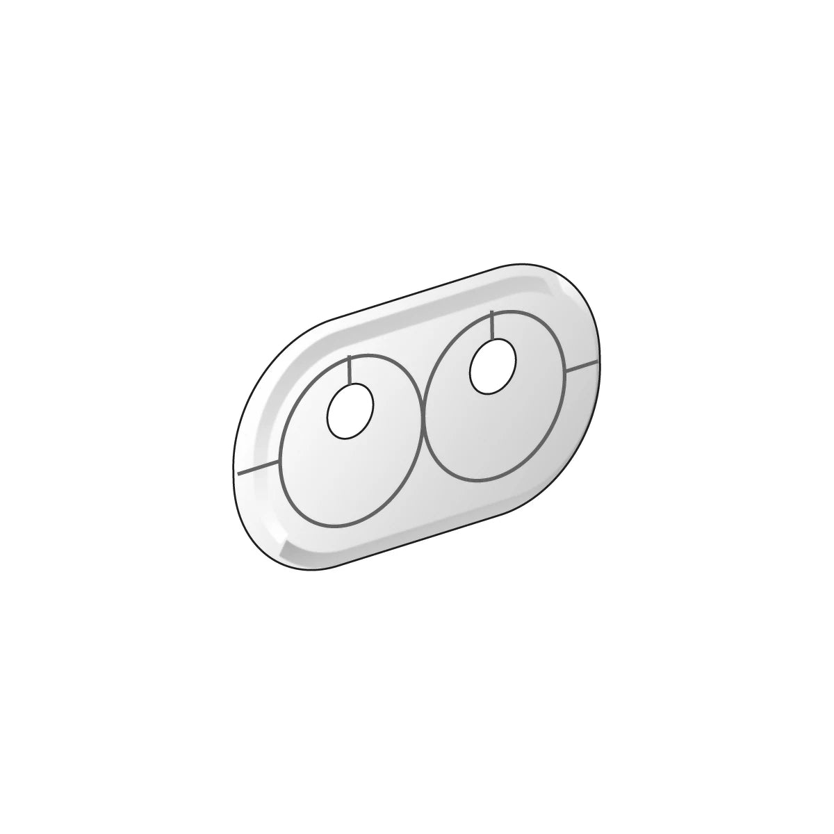 Kelit KM599 Heizkörper Rosette 16mm