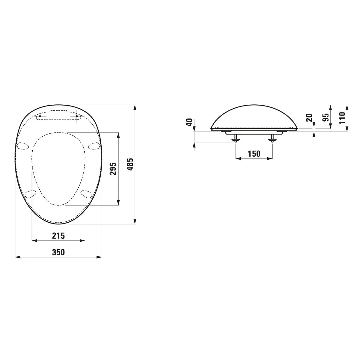 Laufen Alessi one WC-Sitz & Deckel mit Absenkautomatik