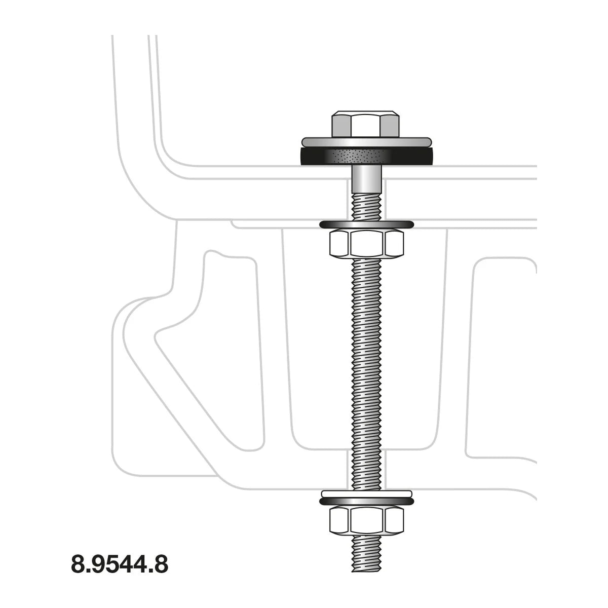 Laufen Befestigungsset 89544.8