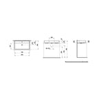 Laufen Kartell Aufsatz-Waschtisch (1000x460x145mm)
