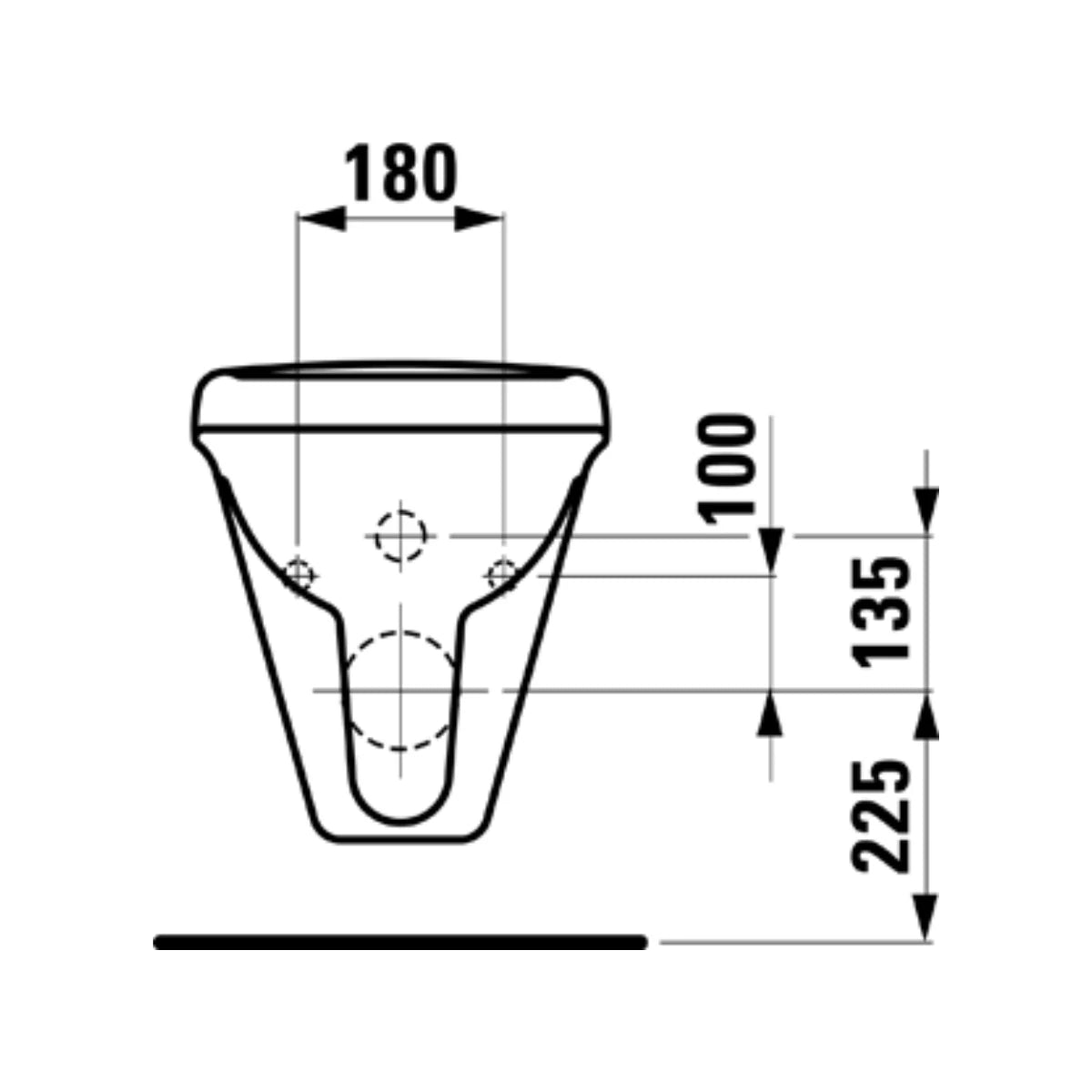 Laufen Libertyline Wand-WC Tiefspüler spülrandlos barrierefrei