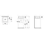 Laufen Living Square Waschtisch-Schale